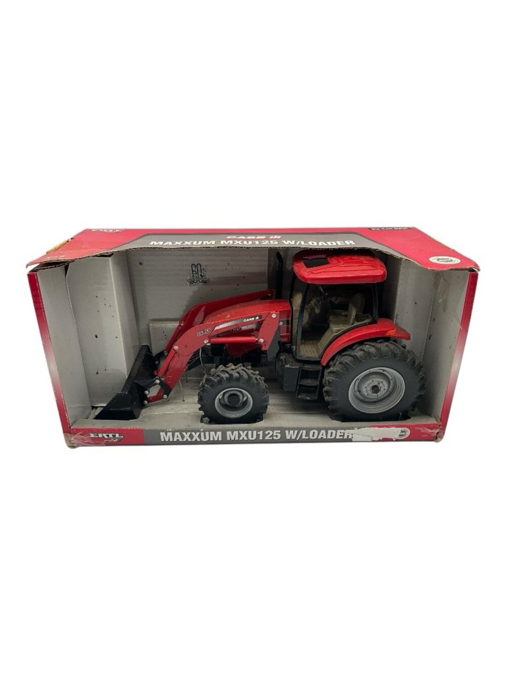 Ertl Britains Case IH Maxxum  MXU125 with  Loader #14259 NIB 1/16 Scale